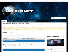 Tablet Screenshot of hidplanet.com